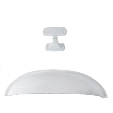 Imagem de Kit Puxadores 8 Unidades Decoração Móveis Em Geral Gavetas