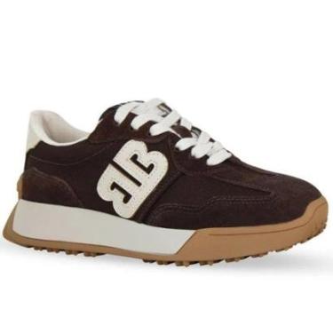 Imagem de Tênis Feminino Couro Camurça Bottero - Café-Feminino