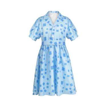 Imagem de Fantasia Infantil Matilda Vestido Hortensia Para Apresentações Musicai