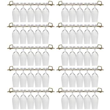 Imagem de Conjunto 10 Organizadores Suportes De Taças 42cm Porta Taças Retos - M