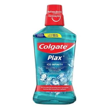 Imagem de Enxaguante Bucal Colgate Plax Ice Infinity 500ml, 1 unidade