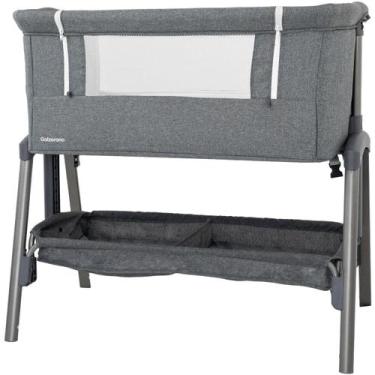 Imagem de Berço para Bebes Co-Leito Galzerano Colin Lado a Lado Cinza