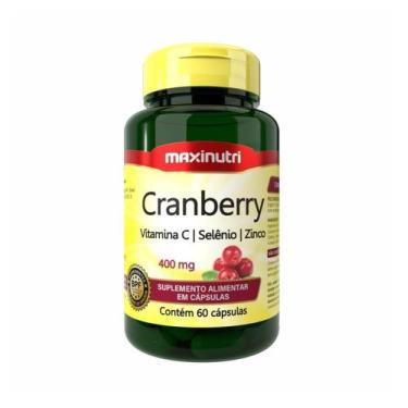 Imagem de Cranberry + Vitamina C e Zinco (60 caps) - Padrão: Único - MaxiNutri