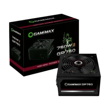 Imagem de Fonte Gamemax ATX, 750W, 80 Plus Bronze, PFC Ativo, Preta - GP750