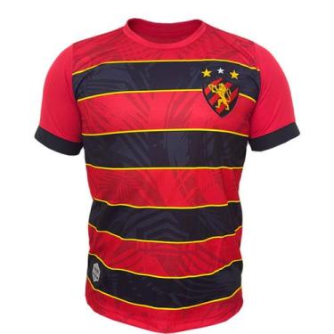 Imagem de Camisa Sport Recife Classic Rubro-Negro - Masculino - RetrôMania, XG, 