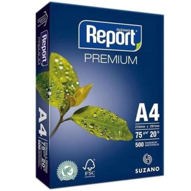 Imagem de Papel Report Premium A4 500 Folhas Gramatura 75 210mmx297mm  Embalagem