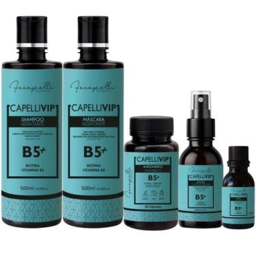 Imagem de Kit CapelliVim Original 5 Passos Crescimento Força e Brilho - Fecapell