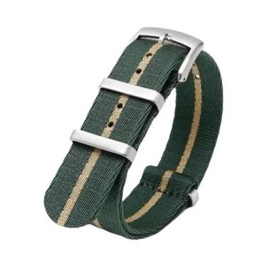 Imagem de Pulseira De Relógio Em Lona De Nylon 18mm 20mm 22mm 24mm Com Listras T