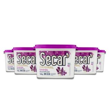 Imagem de Kit com 5 Anti Mofo Secar Original Lavanda 180g