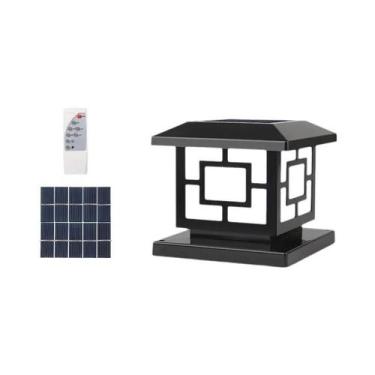 Imagem de Luminária Solar LED À Prova d'Água Com Controle Remoto E Temporizador 