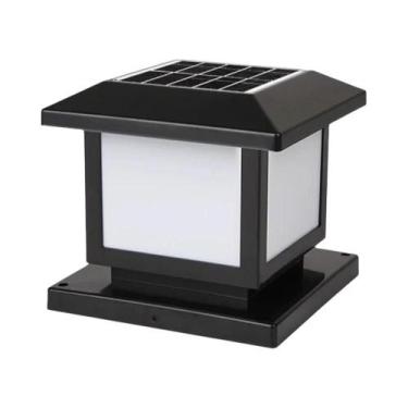 Imagem de Lâmpada Solar LED À Prova d'Água Para Exterior, Luz De Pilar Para Deco