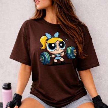 Imagem de Camiseta Tshirt Feminina Lindinha Gym 100 Algodão Fio 30.1 Premium Academia-Feminino