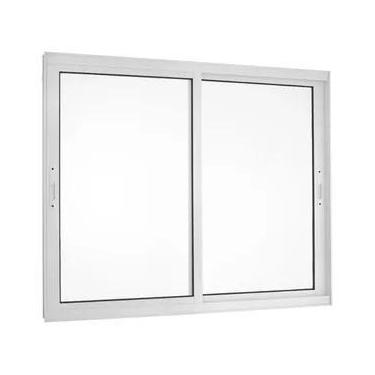 Imagem de Vitro 2 Folhas 1.00x1.20 Branca Linha 25 - RV PORTAS E JANELAS, 100x12