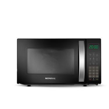Imagem de Micro-ondas Mondial 21 Litros 1200W Função Tira Odor e Manter Aquecido Preto