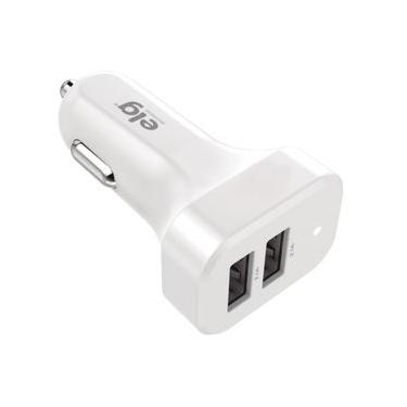 Imagem de Carregador Veicular Universal, 2 Portas USB 2.1A, 12V-24V, Carga Rápida, Proteção Antic...