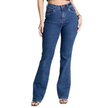 Imagem de Calça Jeans Sawary Boot Cut - 281320 - Azul médio 46, Azul, 46