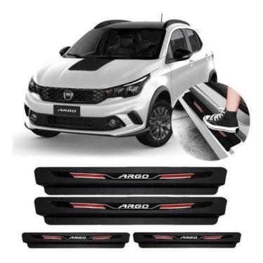 Imagem de Soleira Fiat Argo 2017 Até 2021 Sport Resinada Preta - TTs Distribuido