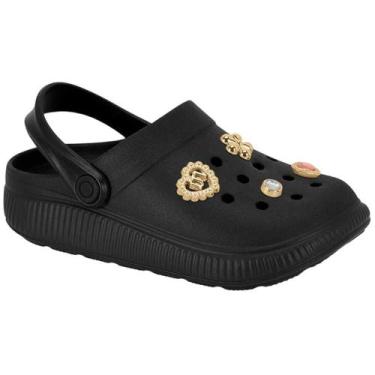 Imagem de Sandália Infantil Menina Molekinha Preto 32, Preto, 32