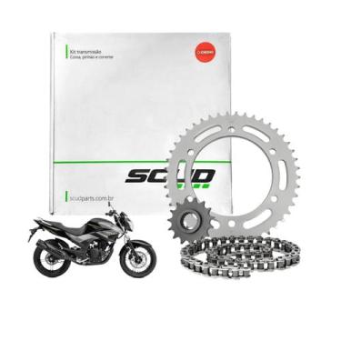Imagem de Kit transmissao relacao fazer250 2005-17 sem retentor scud