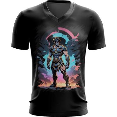 Imagem de Camiseta Gola V Gladiador Romano Toon 2 - Kasubeck Store®, M