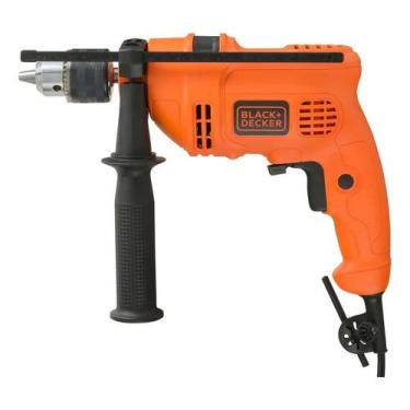Imagem de Furadeira impacto 1/2 127v laranja 560w 2800 rpm black decker com chav