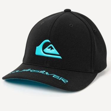 Imagem de Boné Quiksilver Aba Curva Blue Logo WT26 Preto, M, Blue