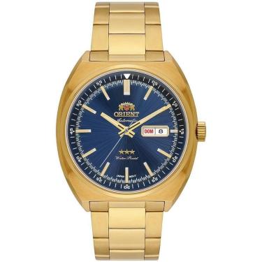 Imagem de Relógio Masculino Automático Orient Dourado F49GG032 D1KX-Masculino