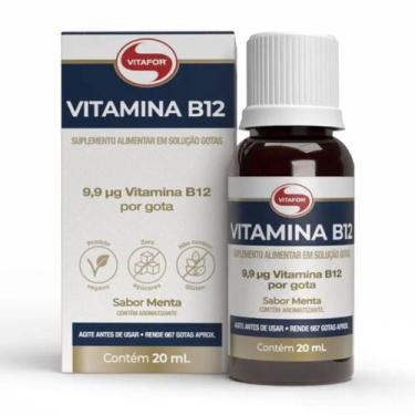 Imagem de Vitamina B12 Metil Liquid 9,9ug 20ml Vitafor, Menta