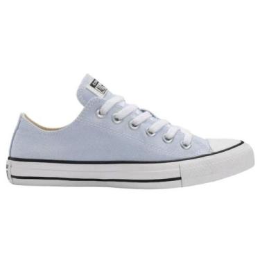 Imagem de Tenis all star chuck taylor seasonal colors cano baixo, Azul, Preto, 4