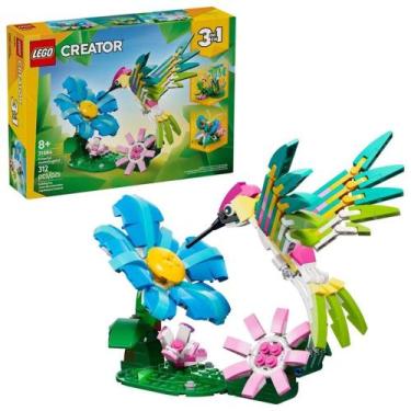 Imagem de Animais selvagens lego creator beija-flor colorido 3 em 1 312 peças 31