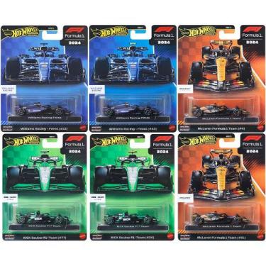 Imagem de Hot Wheels Premium Formula 1 Team 2024 Set Completo Com 6 Hw Mclaren  