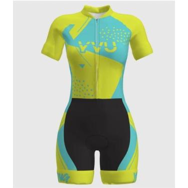 Imagem de Macaquinho Ciclismo feminino YVU, G