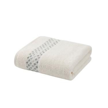 Imagem de Toalha de Rosto Aurora 50cmx80cm Algodão 440g-m2 Alta Absorção Creme Döhler