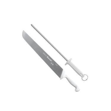 Imagem de Kit Churrasco Profissional Faca 12Pol Chaira 12Pol Starrett