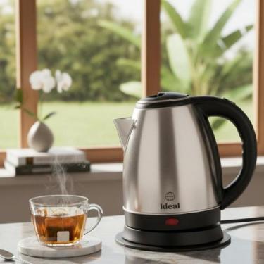 Imagem de Chaleira Elétrica Ferver Aquecer Água Café Chá Economia Cozinha Prepar