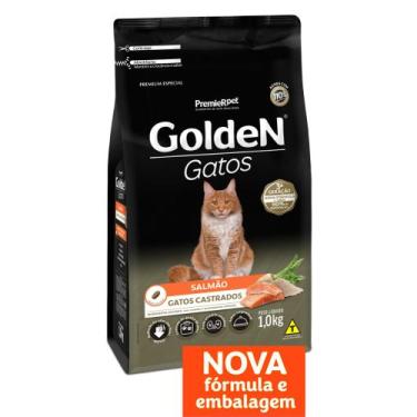 Imagem de Ração Golden para gatos AD castrados salmão