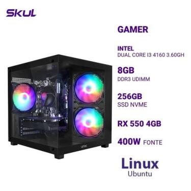 Imagem de Computador 3000 Core I3 4160 3.60Ghz Mem 8Gb Ddr3 Ssd 256Gb Nvme Rx 55