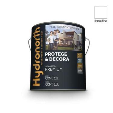 Imagem de Tinta Acrílica Premium Fosca Protege e Decora Branco Neve 3,6L Hydrono