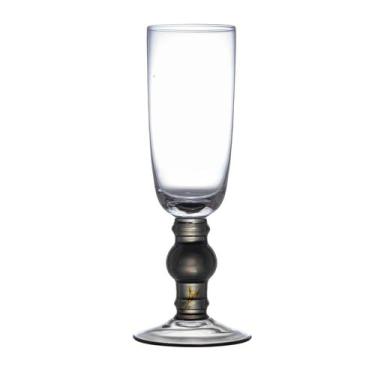 Imagem de Jogo de 2 taças Champanhe Joie de Vivre Vidro Fumê 190ml -Fracalanza, 