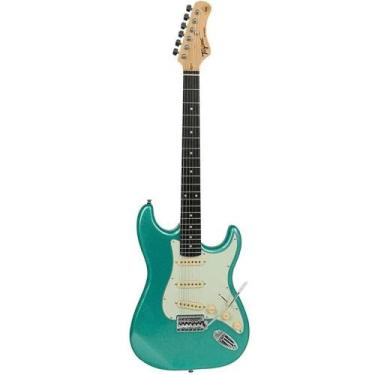 Imagem de Guitarra Elétrica  MSG Metálica Surf Green TG-500 - TAGIMA
