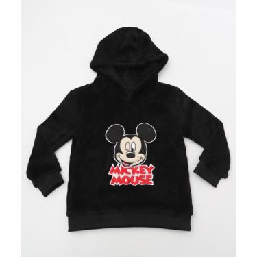 Imagem de Blusão Infantil Mickey Marisa Preto Tam 1 a 3-49533 - DISNEY, 3, Preto