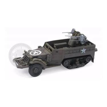 Imagem de Kit Montar Tanque De Guerra M16 New Ray 1/32, Verde