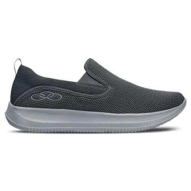 Imagem de Tênis Esportivo Masculino Slip On Wellness 2 Chumbo Olympikus 186, 40