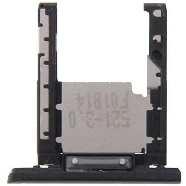 Imagem de Peças de reposição de reparo de bandeja de cartão SD para Nokia Lumia 1520 (preto) Peças (cor preta)