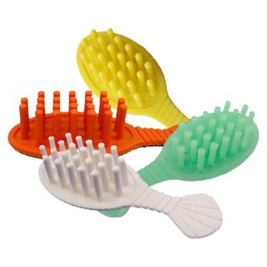 Imagem de Mini Escova de Brinquedo Colorida - 20 Unidades