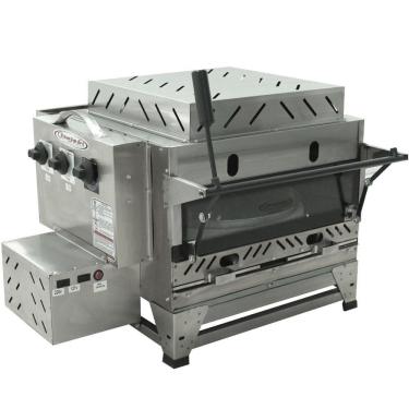 Imagem de Forno de Assar Pizza Itajobi 55x56,5cm com 2 Infravermelhos Refratário Giratório