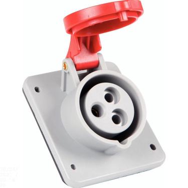 Imagem de Tomada de Embutir Industrial 2P+T 16 A 380-415 Vca 9 H Tramontina Tramontina