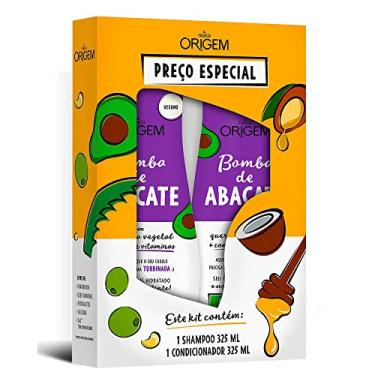 Imagem de Kit Origem Abacate Shampoo com 325ml + Condicionador 180ml Nazca