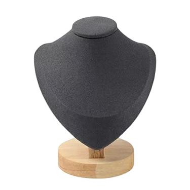 Imagem de Fancyes corrente de busto pingente mostruário suporte para, Cinza escuro