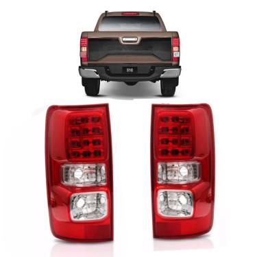 Imagem de Lanterna Traseira Lado Esquerdo Direito Com Led Neblina Arteb Chevrolet S10 2012 A 2018